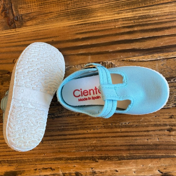 NEW Cienta Mint Mary Jane Canvas Shoes - Picture 5 of 6